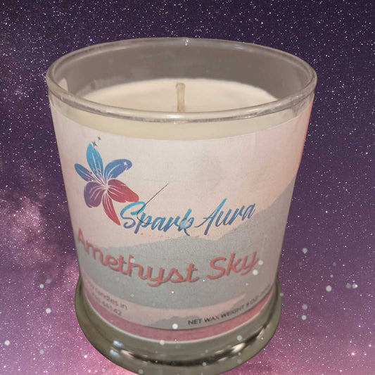 Amethyst Sky 9 0z Candle Spark Aura Candles & Wax Melts candles 15