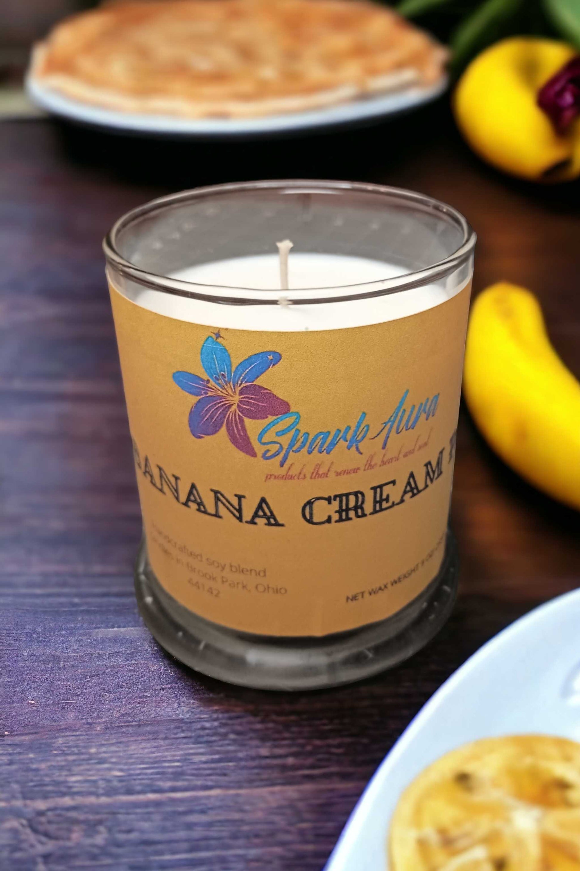 Banana Cream Pie Candle 9oz Spark Aura Candles & Wax Melts candle 15