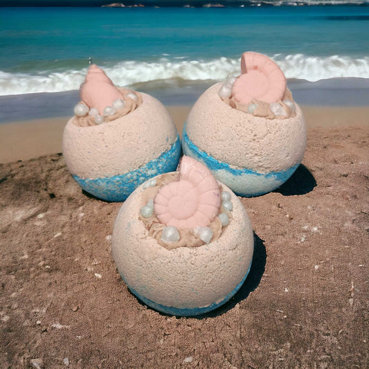 Beach Bum bath bomb. Spark Aura Bath Bombs & Shower Steamers body care 4