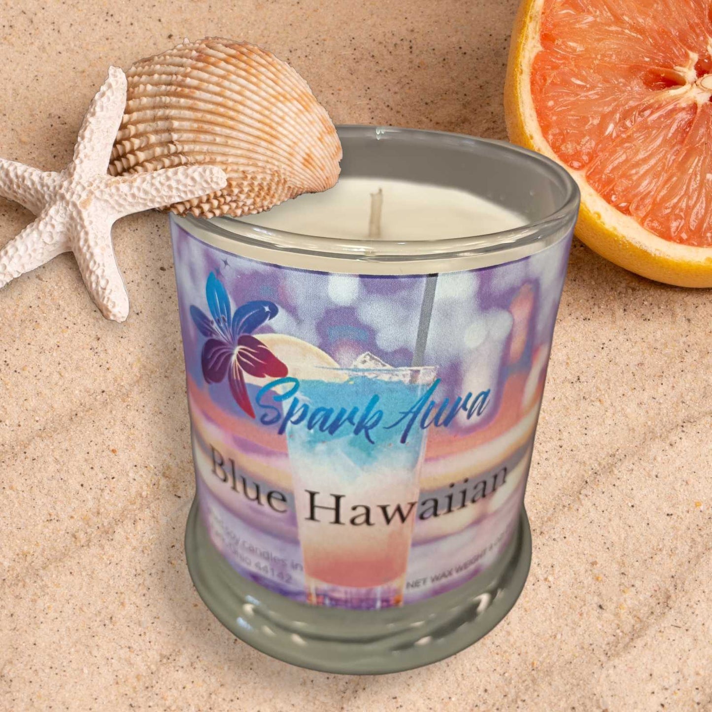 Blue Hawaiian Candle Spark Aura Candles & Wax Melts candles 15